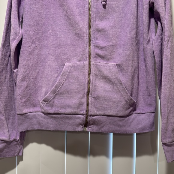 Roller Rabbit lavender disco zip up hoodie. - Picture 7 of 13